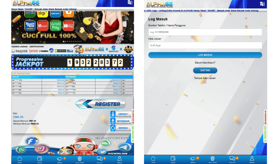 alpha66 login