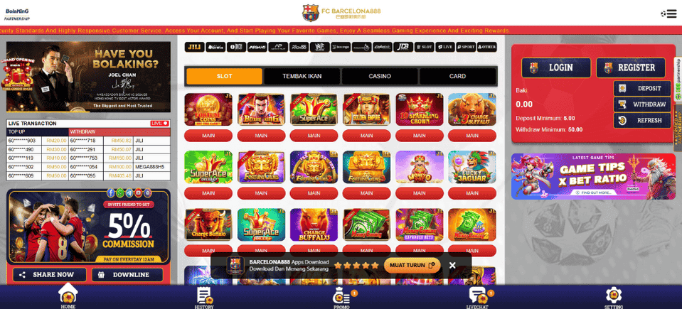 Barcelona888 homepage