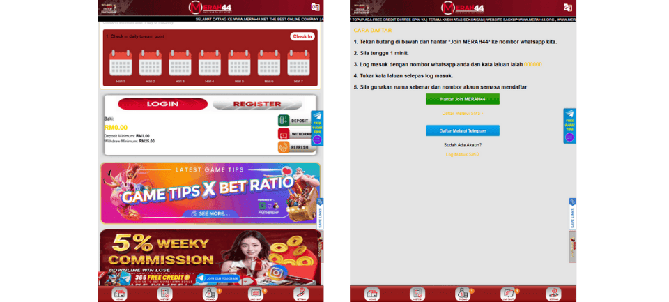 Merah44 Register