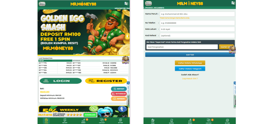 MrMoney88 Register